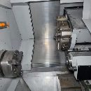 日本津上M08JL5-II数控车床，配8寸千岛液压卡盘加工直.